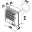 Ventilátor radiální Vents CF 100