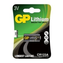 GP baterie Lithium CR 123A / 3V
