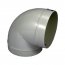Koleno pro kruhové potrubí 150 mm/90 st. PVC 323p