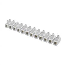 Přístrojová svorkovnice 12x 4.0 mm bílá