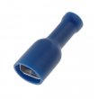 Faston-zdířka 6,3 mm modr,kab.1,5-2,5mm2 plná izolace