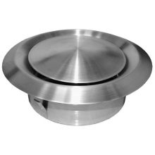 Anemostat nerezový talířový ventil 100 mm AM100VRF Nerez